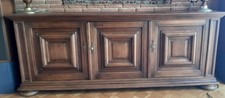 hochwertige Sideboard Schallplattenschrank massiv Eiche rustikal zerlegbar