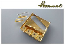 Telecaster Vintage Telecaster Bridge, Ash Tray, Hochglanz Gold, 54mm