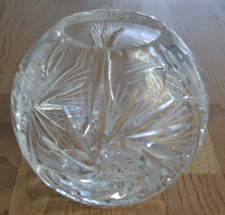 Schöne Glasvase, Bohemia Glass, Höhe ca. 14 cm