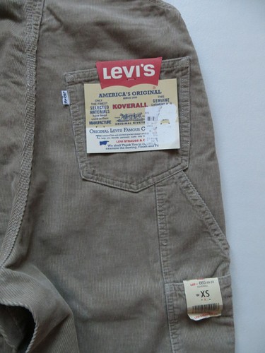 Levi 665 cord latzhose latz - levi's,