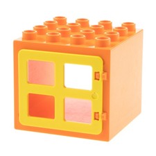 1x Lego Duplo Window 4x4x3
