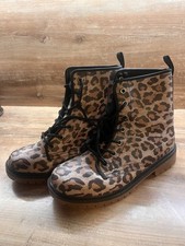 Docs Boots Stiefeletten  Gr. 41 Animal Print Leopard Leo beige braun