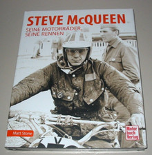Matt Stone: Steve McQueen Seine Motorräder - Seine Rennen Buch Bilder Fotos