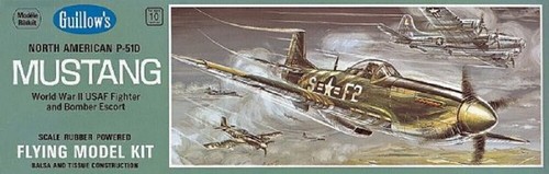 Krick gummimotormodell 51d - krick, p-51d