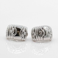 Ohrringe Bulgari Bvlgari Paranthesis 750/18K Weißgold L: ca. 2cm