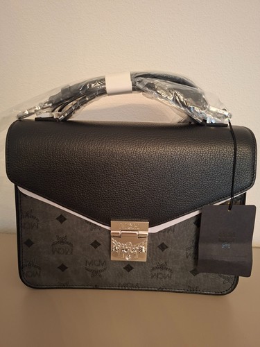 Mcm umhängetasche schwarz neu - mcm,