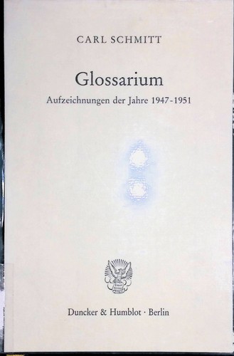 Glossarium aufzeichnungen - :,