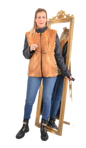 A2185 echte kanin pelzjacke - a2185,