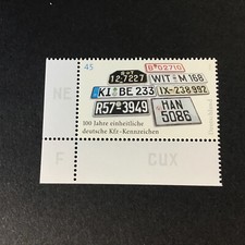 Mi.-Nr. 2551 - Einheitliche deutsche Kfz-Kennzeichen - postfrisch - Ecke UL
