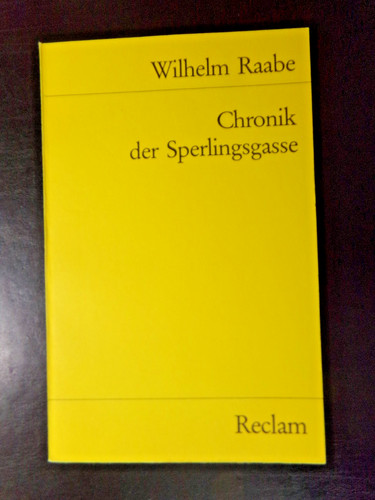 Reclam wilhelm raabe - reclam,