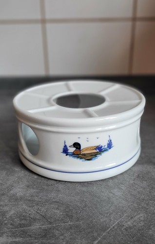 Vintage stövchen happy duck - stövchen, "happy