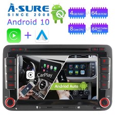 4GB RAM Octa Core Android 10 Navi Radio CD GPS für VW Passat Jetta Tiguan Touran