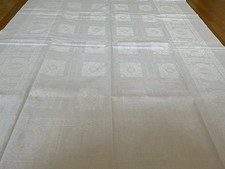 Ältere Damast Tischdecke