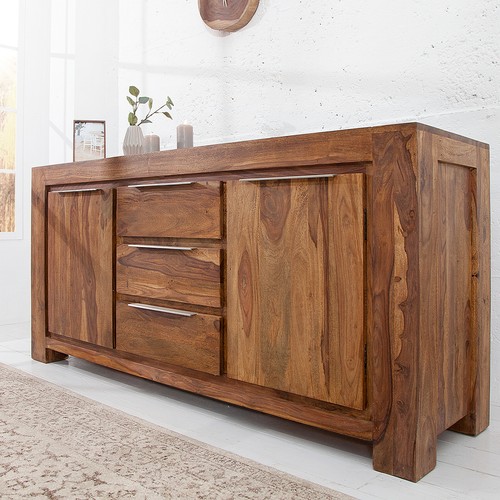Massivholz sideboard makassar - massivholz,