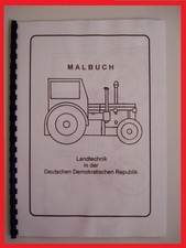 DDR Malbuch Traktor Schlepper