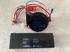 Auto LKW Hupe Horn + Schalter + Batterie