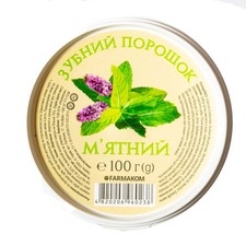 Pfefferminze Zahnpulver