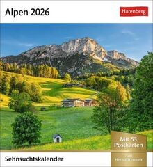 Alpen sehnsuchtskalender 2026 - alpen,