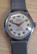 Helios Vintage Armbanduhr Uhr mechanisch Handaufzug 17 Jewels