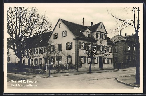 Ansichtskarte bad mergentheim - bad,