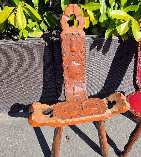 Vintage dreibeinstuhl holz - vintage,