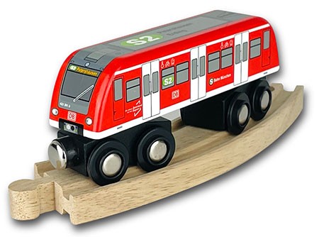 Holzeisenbahn lok münchen mvg - lok,