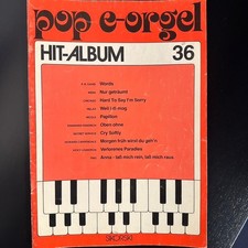 Noten - pop e-orgel -