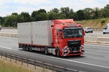 LKW Foto MAN TGX Wechselbrücke Deutschland rot HÜFFERMANN #l7ae