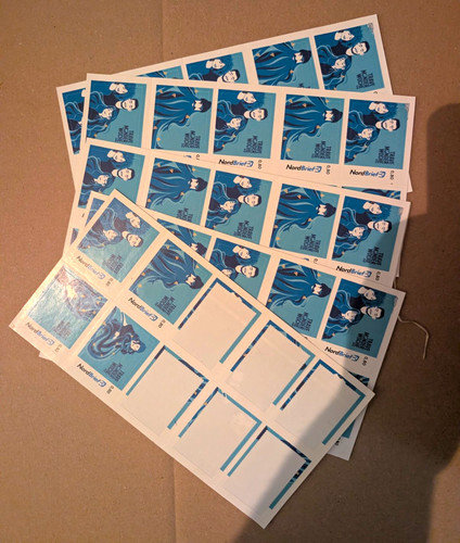 Nordbrief briefmarkenbogen - nordbrief,