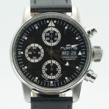 FORTIS FLIEGERUHR CHRONO AUTOMATIK HERREN UHR 597.20.141 VINTAGE SCHÖN 40MM F036
