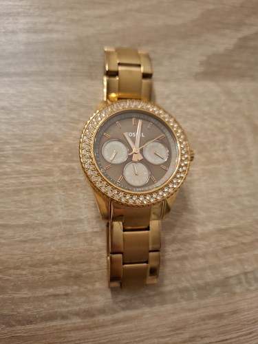 Fossil armbanduhr damen - damen, gold
