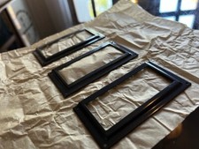 Etikettenrahmen, schwarz