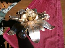 Designer Deckenlampe Gold Blätter Blume