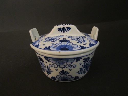 Delft fayence topf butter - ,