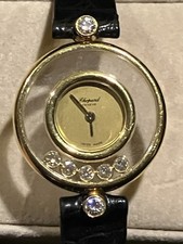 Chopard Happy Diamonds 18ct Damenuhr mit 7 Diamanten