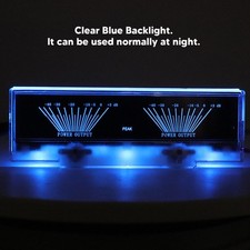 VU Meter Header Sound Audio Level Pointer Indikator Tester W / Blaue LED❀