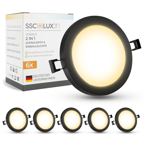 Led einbauspot - 6x,