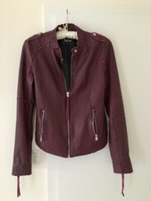 Tigha Lederjacke butterweich edel Damen Bordeaux Gr. M