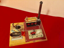 Dampfmaschine Fleischmann mit Antriebsmodellen,Schmiede und Drehrad ,Zustand gut