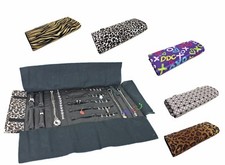 Schmuckrolle Schmucktasche für Ringe / Ketten /Ohrringe Motive Freie Auswahl