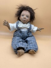 Jeckle Jansen Künstlerpuppe Puppe Vinyl Puppe 42 cm. Top Zustand