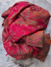 100% Seide Schal Stola