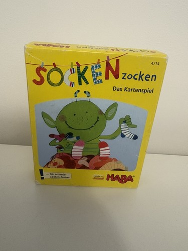 Haba socken zocken - zocken, kartenspiel