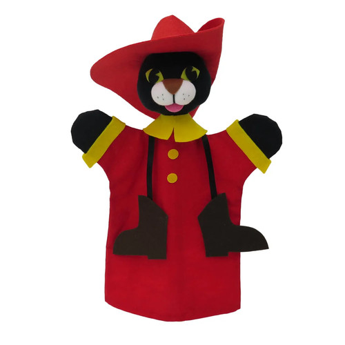 Handpuppe gestiefelter kater - gestiefelter,