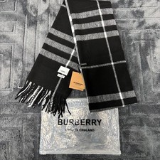 „Burberry Schal Schwarz Grau