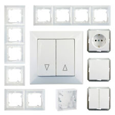 Wipp-Schalter Taster AP UP Rohrmotor Rolladen Motor Antrieb o. Rahmen nach Wahl!