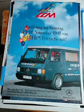 Plakat Caravan Center München Mercedes-Benz Holiday Boy 1990 DIN A0 TOP!