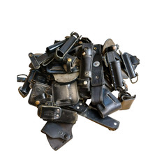 Leder Utility Gürteltaschen verschiedene x50 Klickfast Schlaufe Polizei Konvolut Klasse B