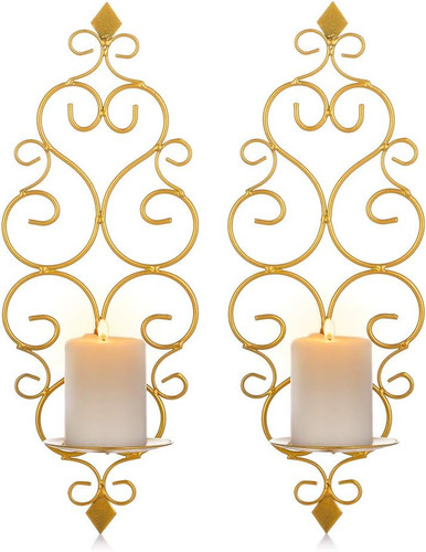 Sziqiqi kerzenhalter wand gold - wand,