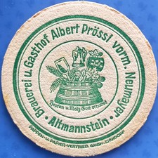 Alter Bierdeckel Brauerei u